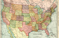 vintage map of usa 1906 instant download image printable etsy Vintage Map Of USA 1906 Instant Download Image Printable Etsy