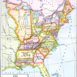 Map Of The United States In 1800