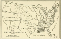 map of the united states in 1800 Map Of The United States In 1800