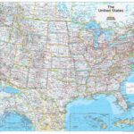 2014 United States Political National Geographic Atlas Of The World