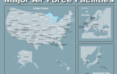 25 Us Air Force Bases Map Online Map Around The World