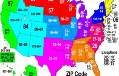 29 United States Zip Code Map Maps Online For You