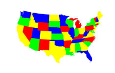 4 color Map Of The Contiguous United States Which Is Trivi Flickr