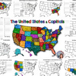 50 States And Capitals Test Printouts States And Capitals United
