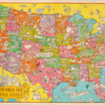 A Mad Pictorial Map Of The United States Curtis Wright Maps