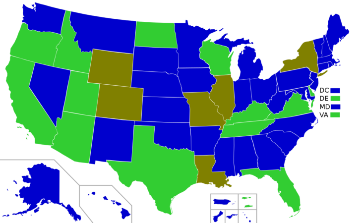 Age Of Consent Map USA
