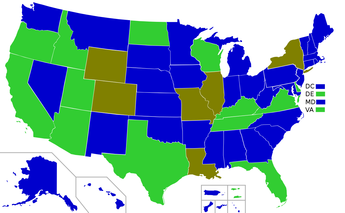 Age Of Consent Map USA Printable Map Of USA