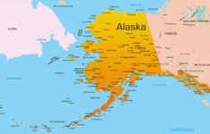 Alaska Map Guide Of The World
