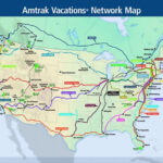 Amtrak Vacations Network Map Train Travel Usa Amtrak Train Travel