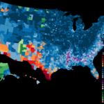 An Ethnic Map Of The United States By County Majority Vivid Maps