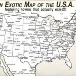 An Exotic Map Of The U S A Maps