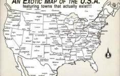 An Exotic Map Of The U S A Maps