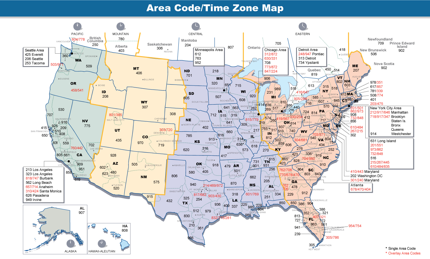 Area Code Time Zone Map 2 Time Zone Map Time Zones Us Area Codes