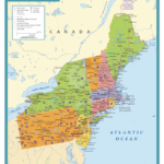 Blank Map Of Northeast States Northeastern Us Maps Throughout Region
