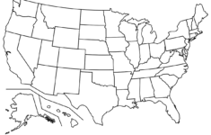 Blank Map Of Usa