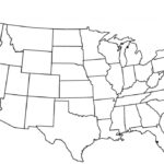 Blank Printable US Map With States Cities