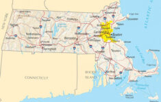 Boston On Map Boston On A Map United States Of America