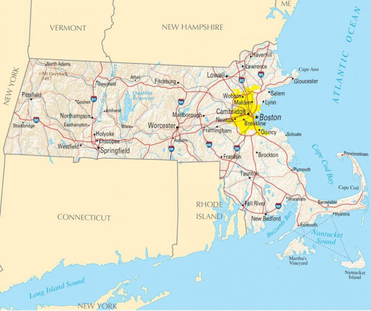 Boston Map USA
