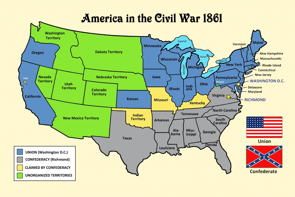 Boundary Between The Union And The Confederacy National Geographic 