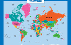 Buy World Map And USA Map For Kids 2 Poster Set LAMINATED Wall