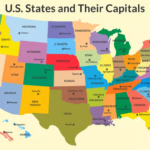 Can You Name All 50 State Capitals States And Capitals Capital Of