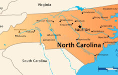 Carolina Map Del Norte Ilustraci n Del Vector Ilustraci n De