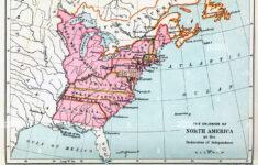Colonies Of North America In 1776 At The United States Declaration