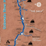 Colorado River Map Free GuestGuide Travel Leisure Publications