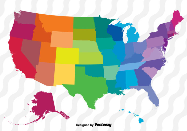 Vector Map USA