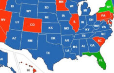 Concealed Carry States Map 2016 Printable Map