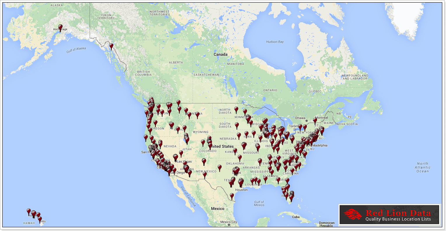 Costco Store Map Red Lion Data