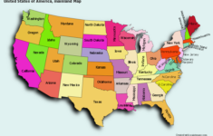 Create Custom United States Of America Mainland Map Chart With Online
