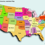 Create Custom United States Of America Mainland Map Chart With Online