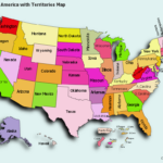 Create Custom United States Of America With Territories Map Chart With