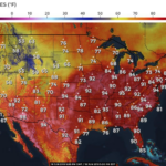 Current Temperature Map Of The U S 1710x954 MapPorn