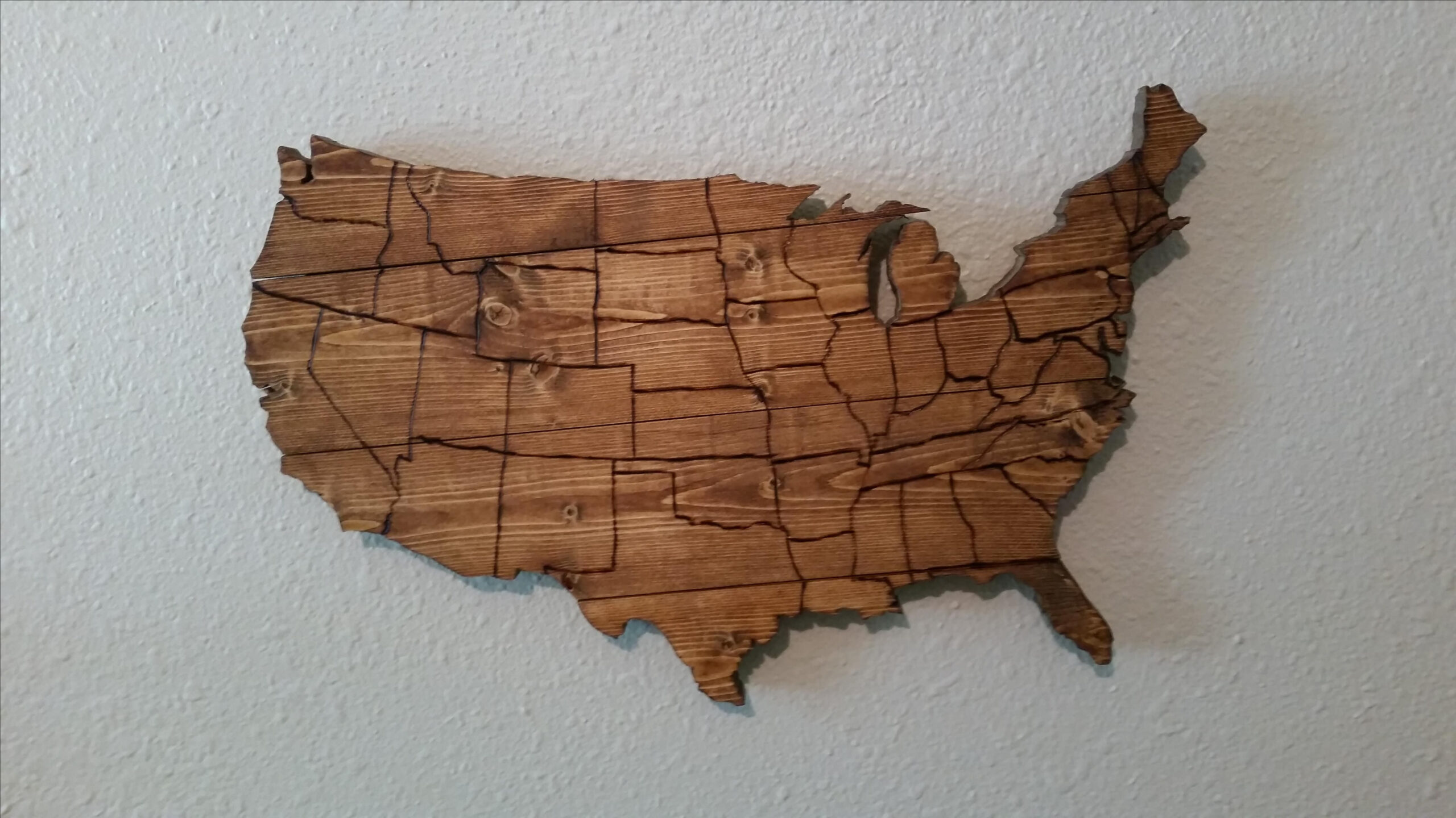 Custom Made Usa Map Wooden Wall Art By Compass Woodworking CustomMade