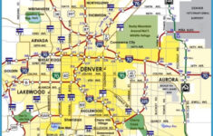 Denver Map TravelsFinders Com