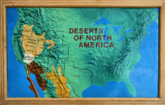 Deserts Of North America This Was A Map That Was On Displa Flickr