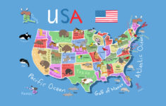 detailed cartoon map of the usa usa maps of the usa maps Detailed Cartoon Map Of The USA USA Maps Of The USA Maps