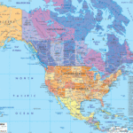 Detailed Clear Large Political Map Of North America Ezilon Maps