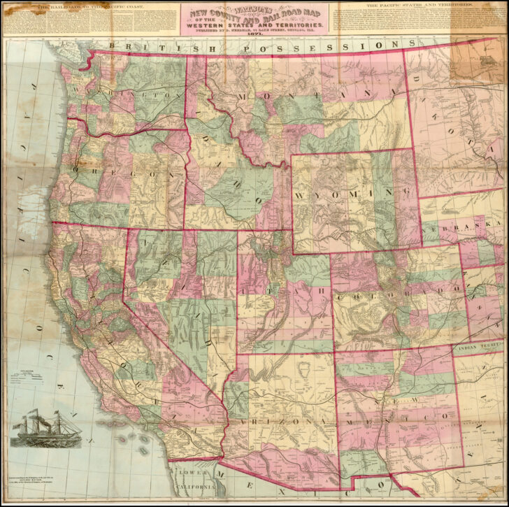 Detailed Road Map Of Western United States | Printable Map Of USA