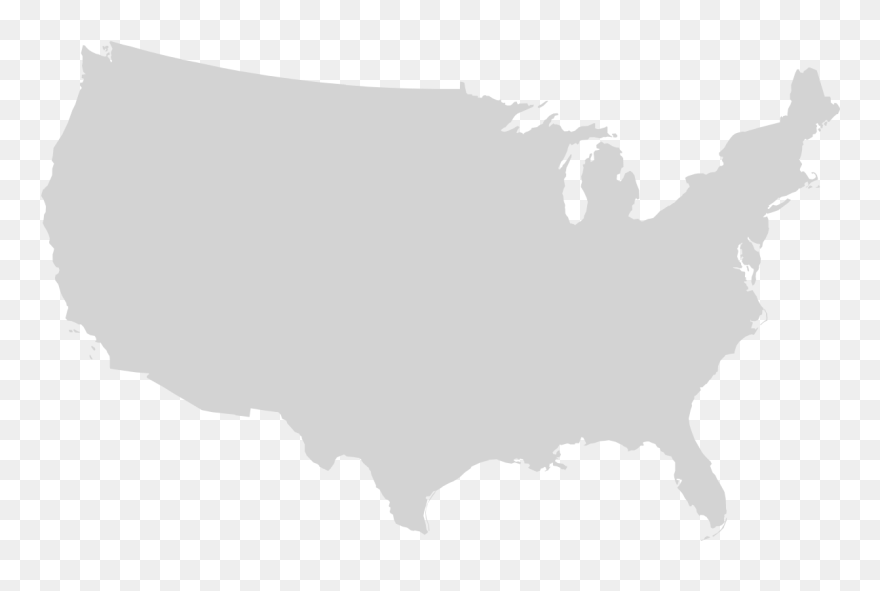 Download Png Usa Outline File Blank Us Map Mainland With No United 