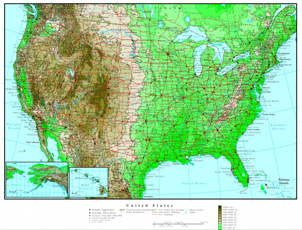 Eastern Us Elevation Map Globe Topographic Map East Coast Usa 16 For 