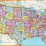 Economic US High Resolution Political Time Zone Map WhatsAnswer In