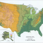 Elevation Map Usa Luxury Us Topographic Map With Cities Usa Elevation