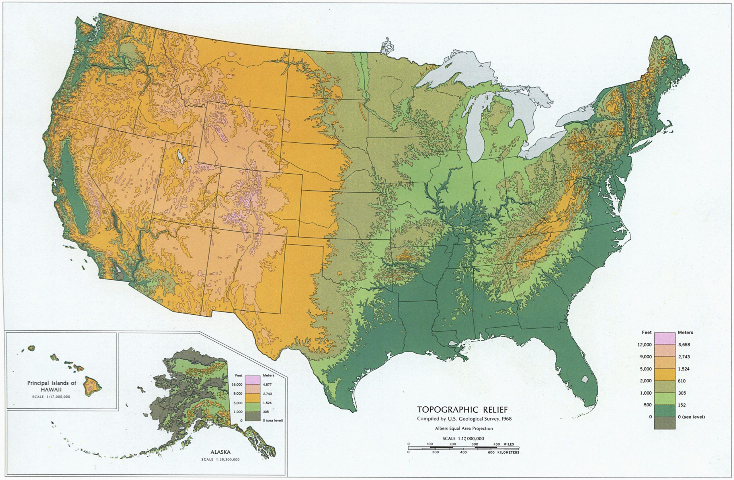 Elevation Map Usa Luxury Us Topographic Map With Cities Usa Elevation 