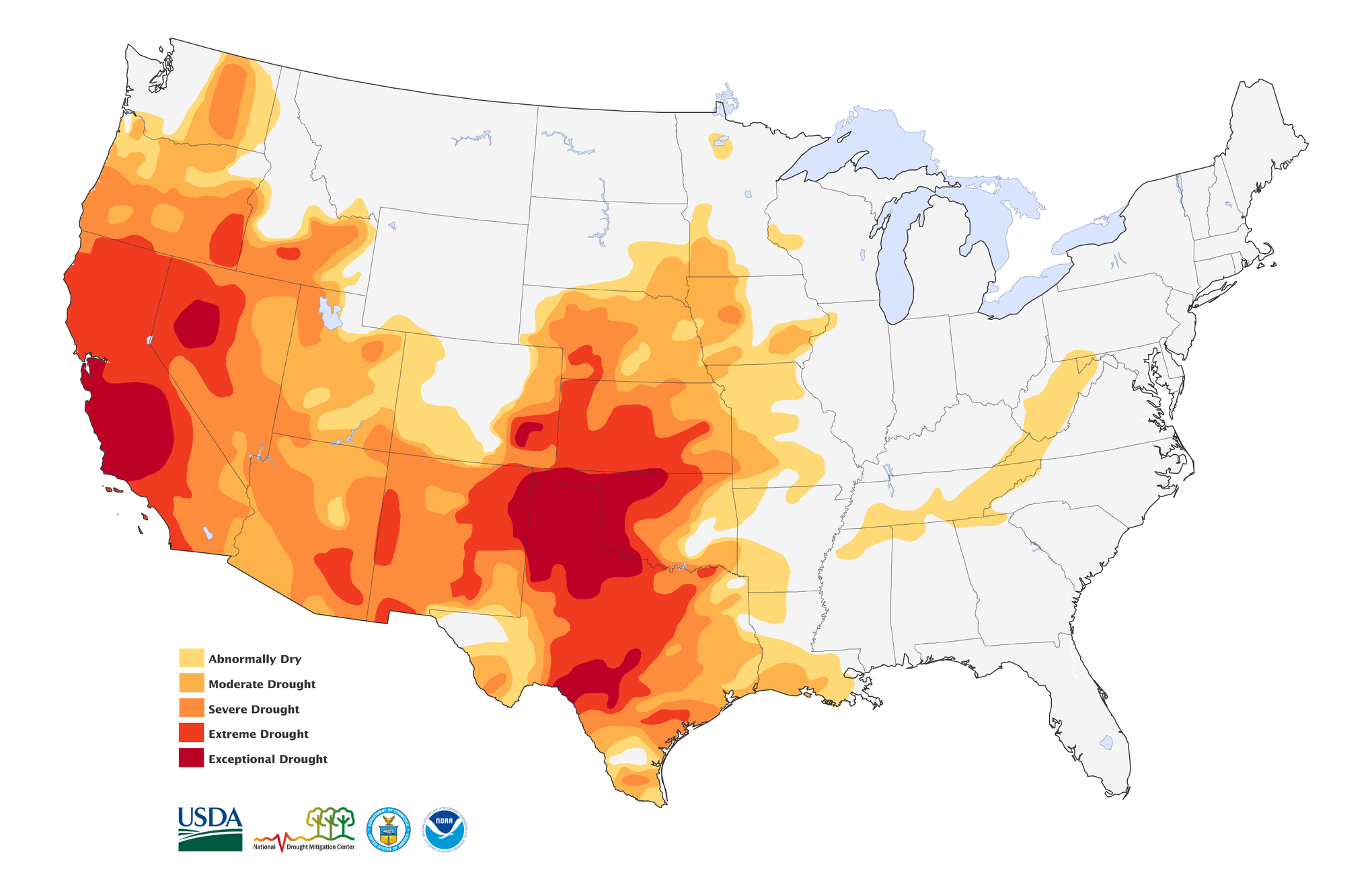 Five Maps Of America s Massive Drought Vox