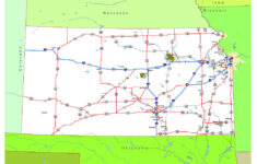 Free Vector Map State Kansas US Adobe Illustrator And PDF Download