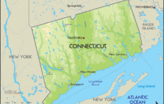 Geographical Map Of Connecticut And Connecticut Geographical Maps
