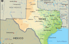 Geographical Map Of Texas And Texas Geographical Maps